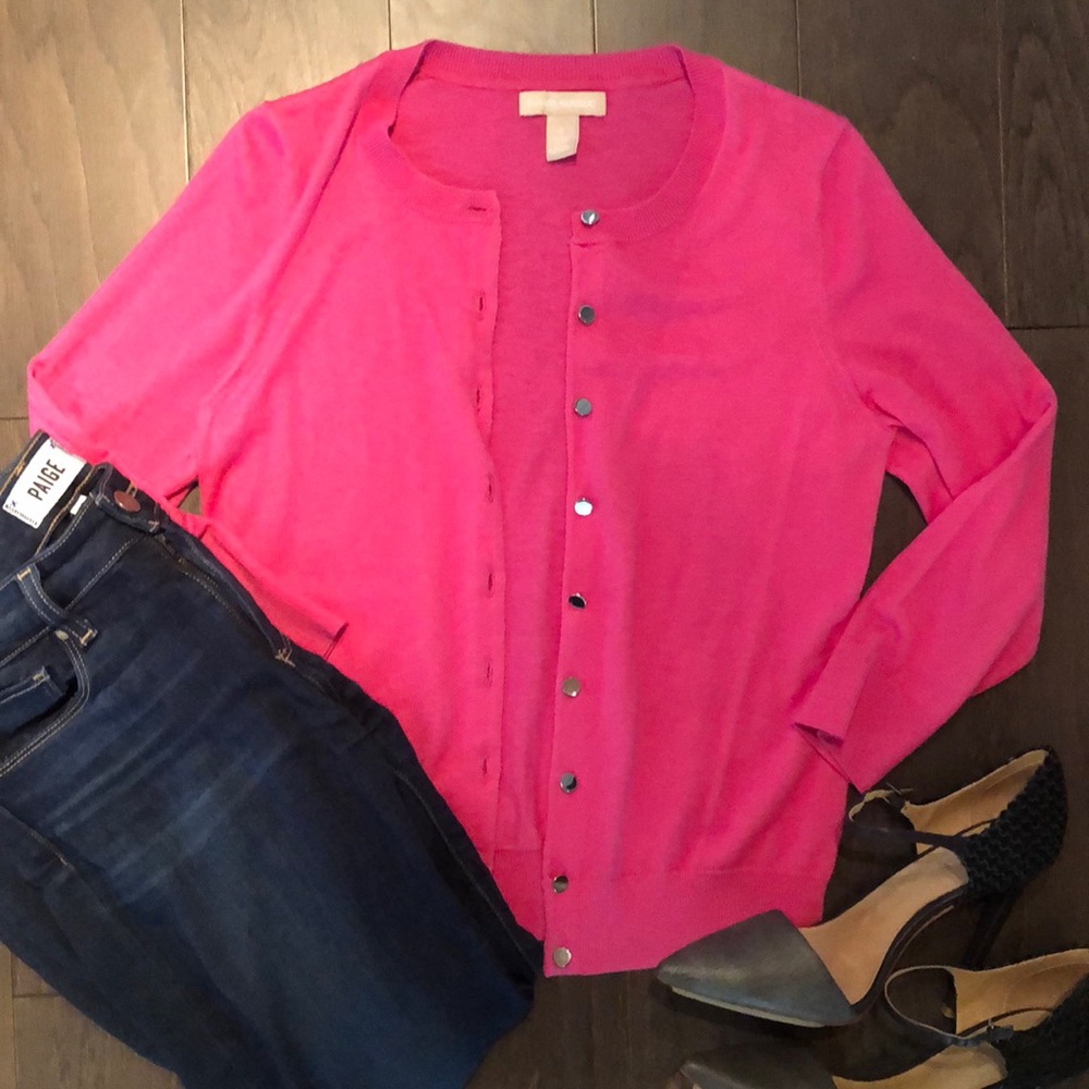 Banana Republic Pink Cardigan